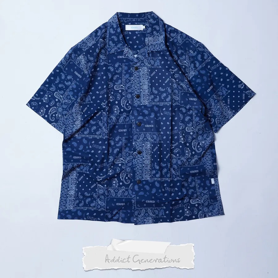 DEIFIED 2023 S/S Boteh Shirt 藍色