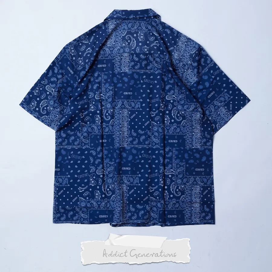 DEIFIED 2023 S/S Boteh Shirt 藍色