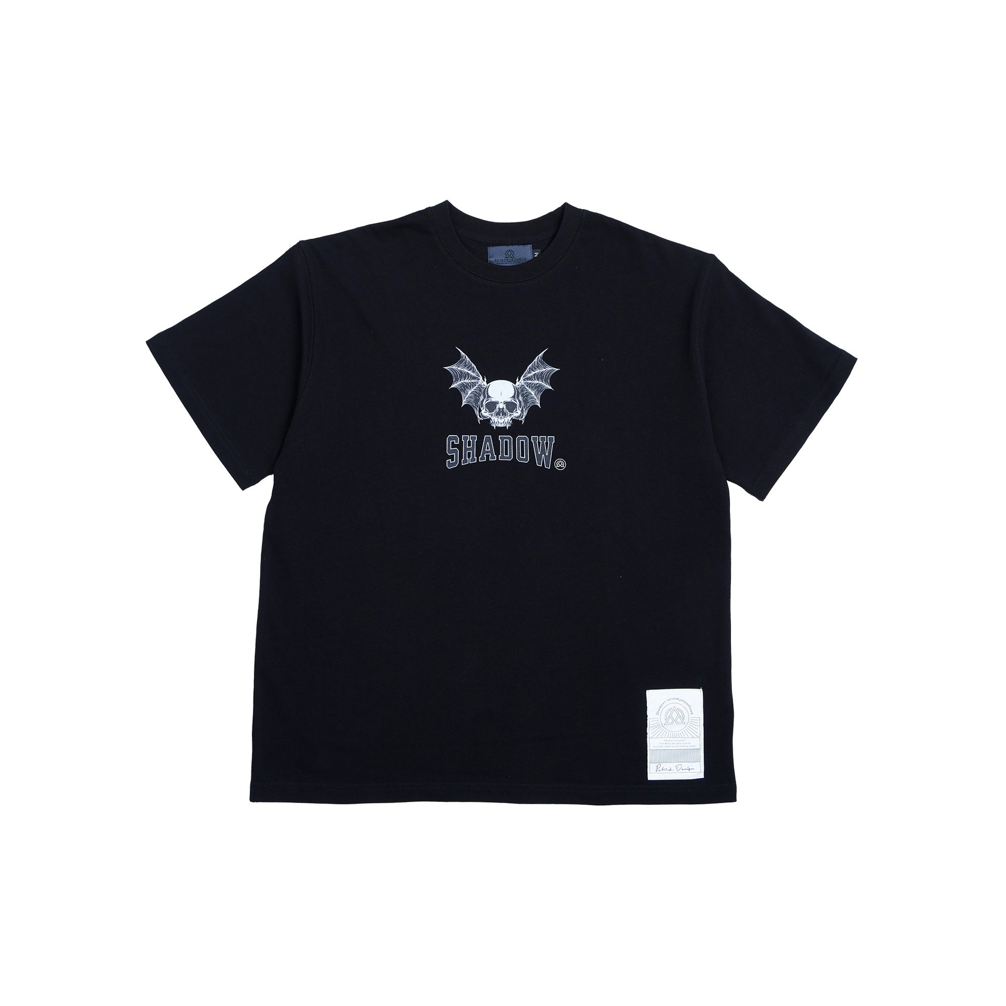 SKELETON BAT LOGO TEE / 骷髏蝙蝠短袖