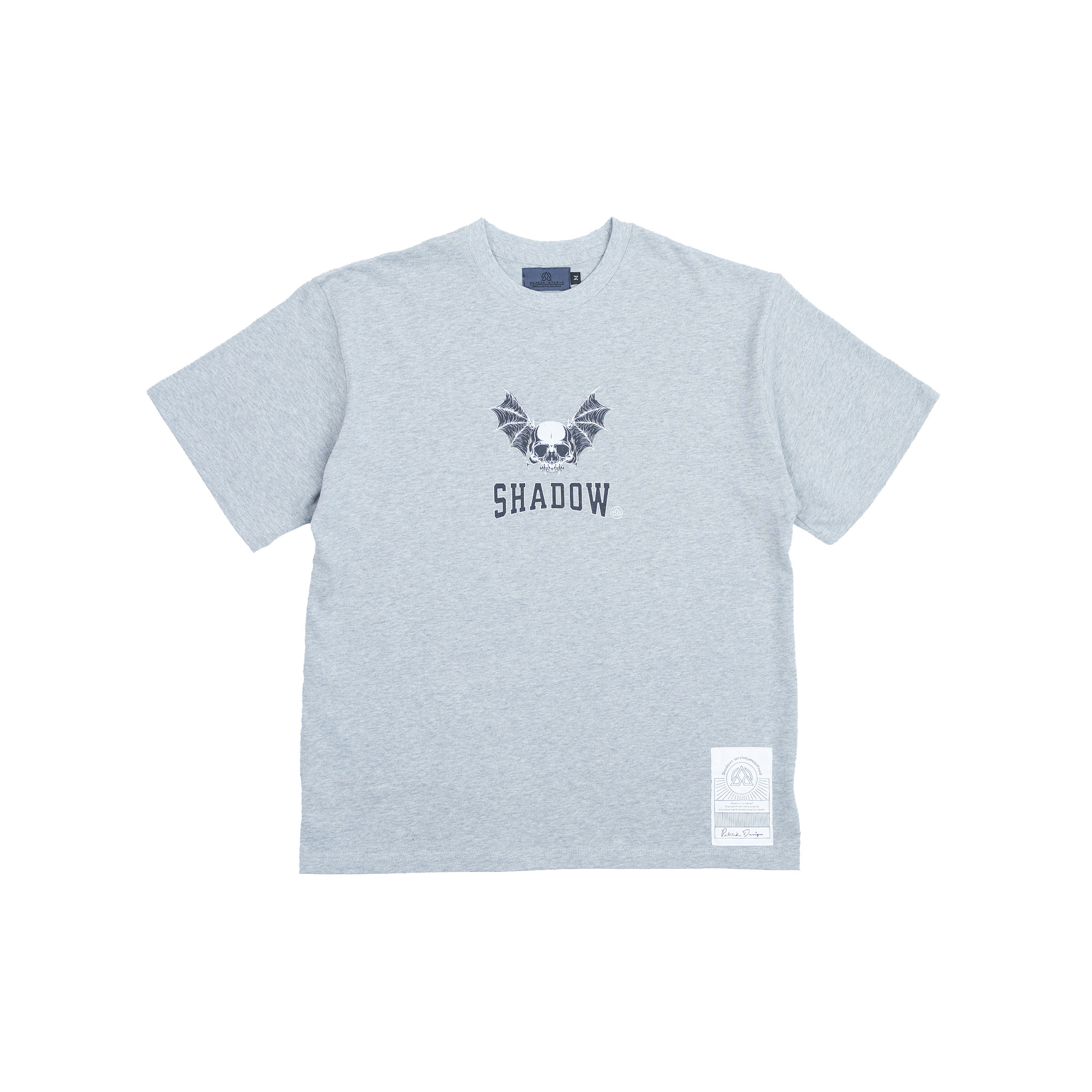 SKELETON BAT LOGO TEE / 骷髏蝙蝠短袖