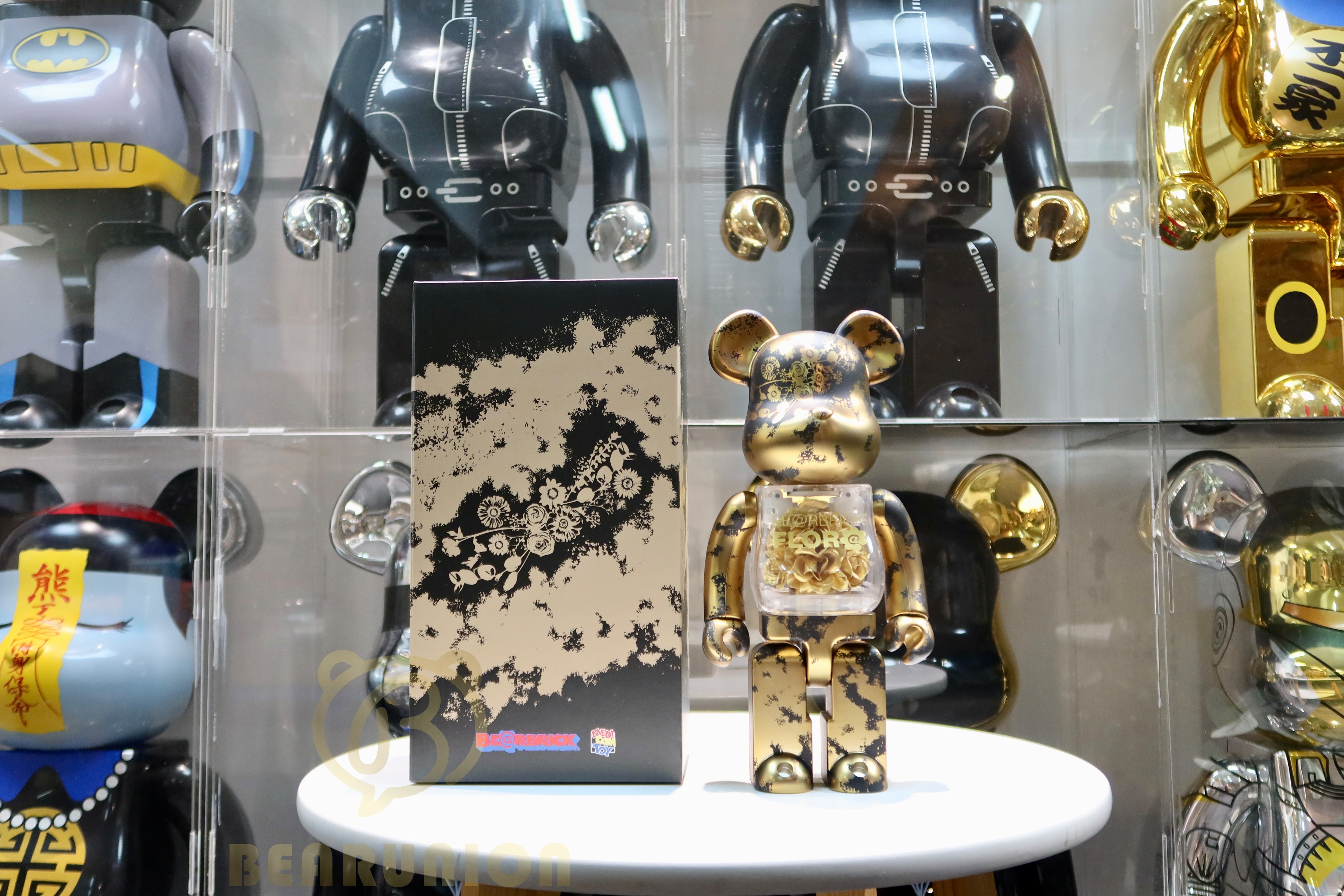 BE@RBRICK FLOR@ GOLD 400%