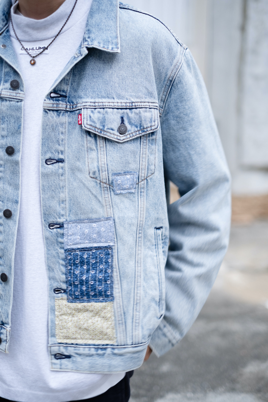 ｜低於六折｜LEVI'S® Premium 精工補丁 牛仔外套 Trucker Jacket
