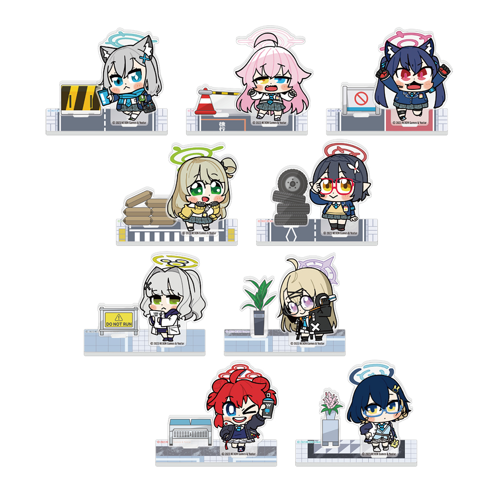 「ACG.GO」「預購」蔚藍檔案 Blue Archive Q版亞克力立牌SET