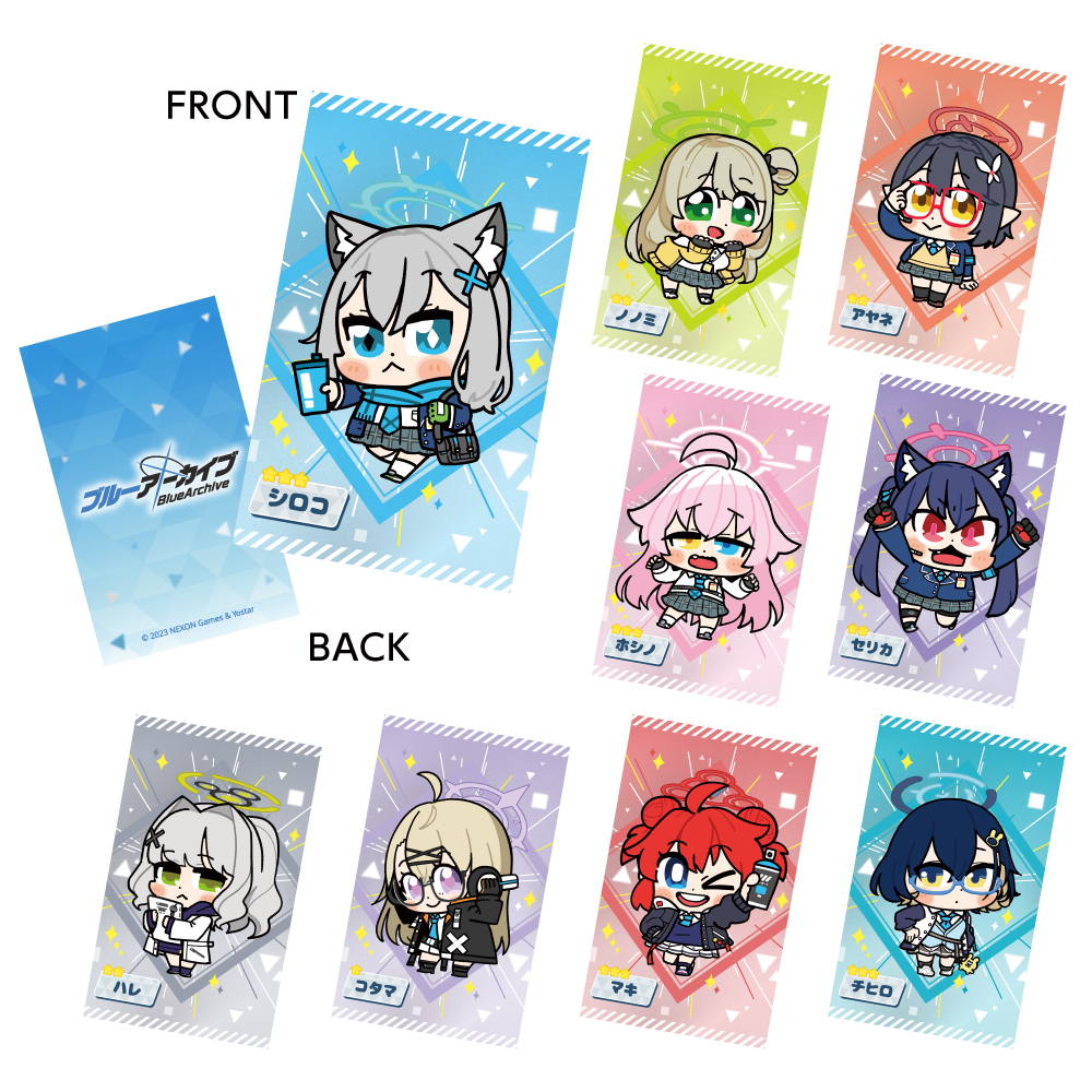 「ACG.GO」「預購」蔚藍檔案 Blue Archive 迷你角色金屬卡SET