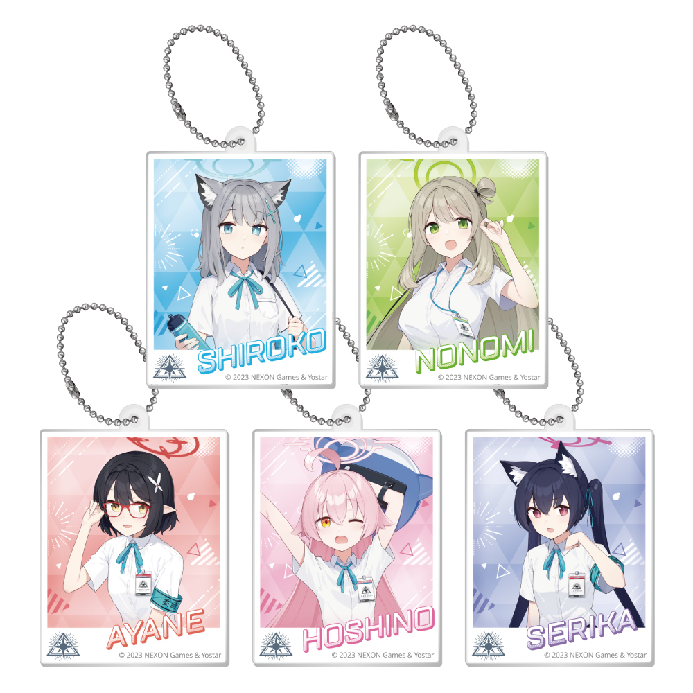 「ACG.GO」「預購」蔚藍檔案 Blue Archive 亞克力匙扣SET