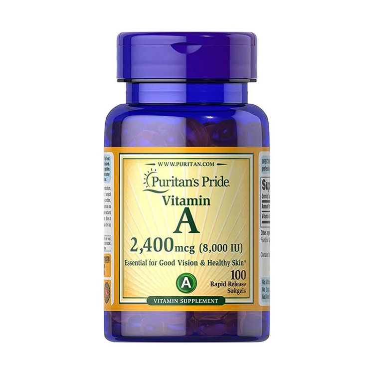 Puritan’s Pride Vitamin A 8000 IU,100 Softgels
