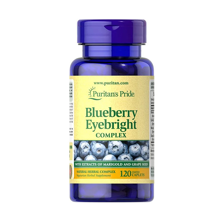 Puritan's Pride Blueberry Eyebright Complex,120 Caplets