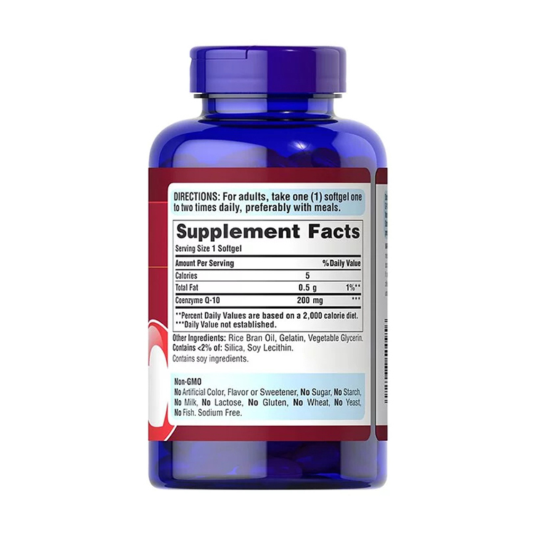 Puritan's Pride Q-SORB 200 mg , 240 Rapid Release Softgels