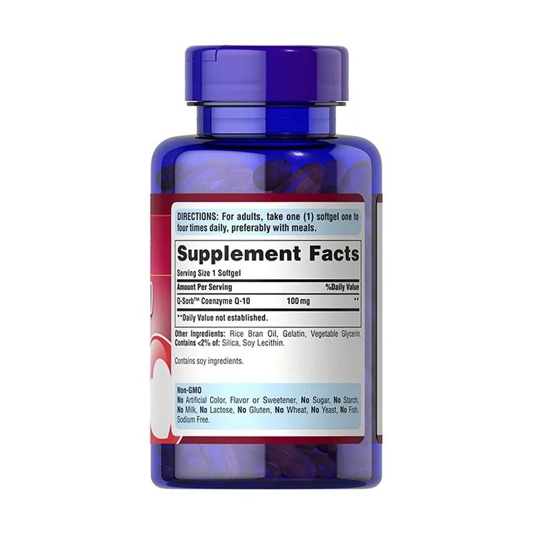 Puritan's Pride Q-SORB CoQ-10 100 mg , 240 Rapid Release Softgels