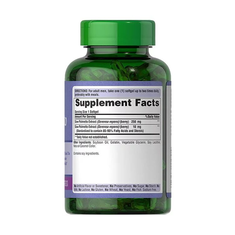 Puritan's Pride Saw Palmetto Extract 260mg ,180 Softgels