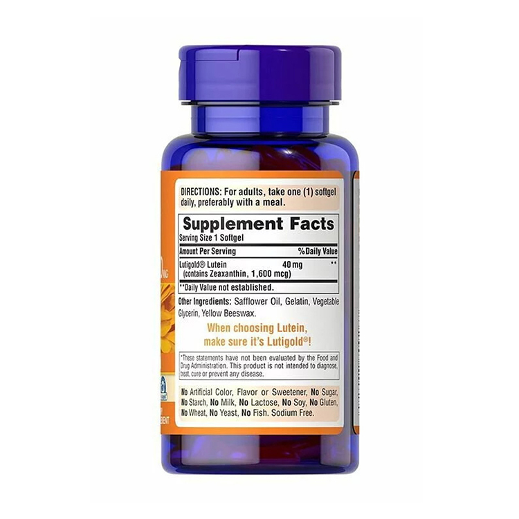 Puritan's Pride Lutein 40 mg with Zeaxanthin, 120 Softgels