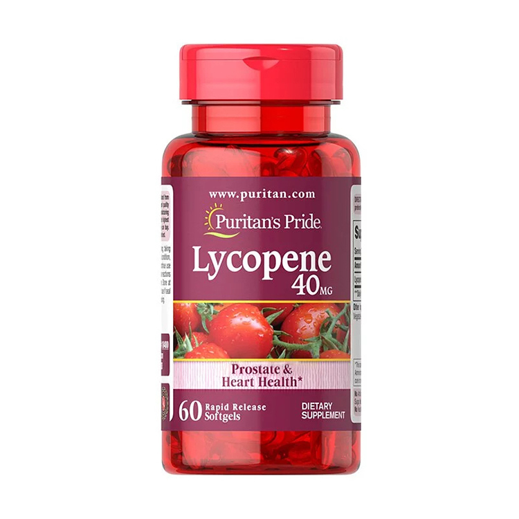 Puritan's Pride, Lycopene , 40 mg , 60 Rapid Release Softgels