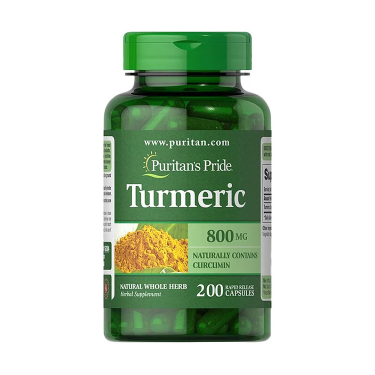 Puritan's Pride Turmeric 800 mg , 200 Capsules
