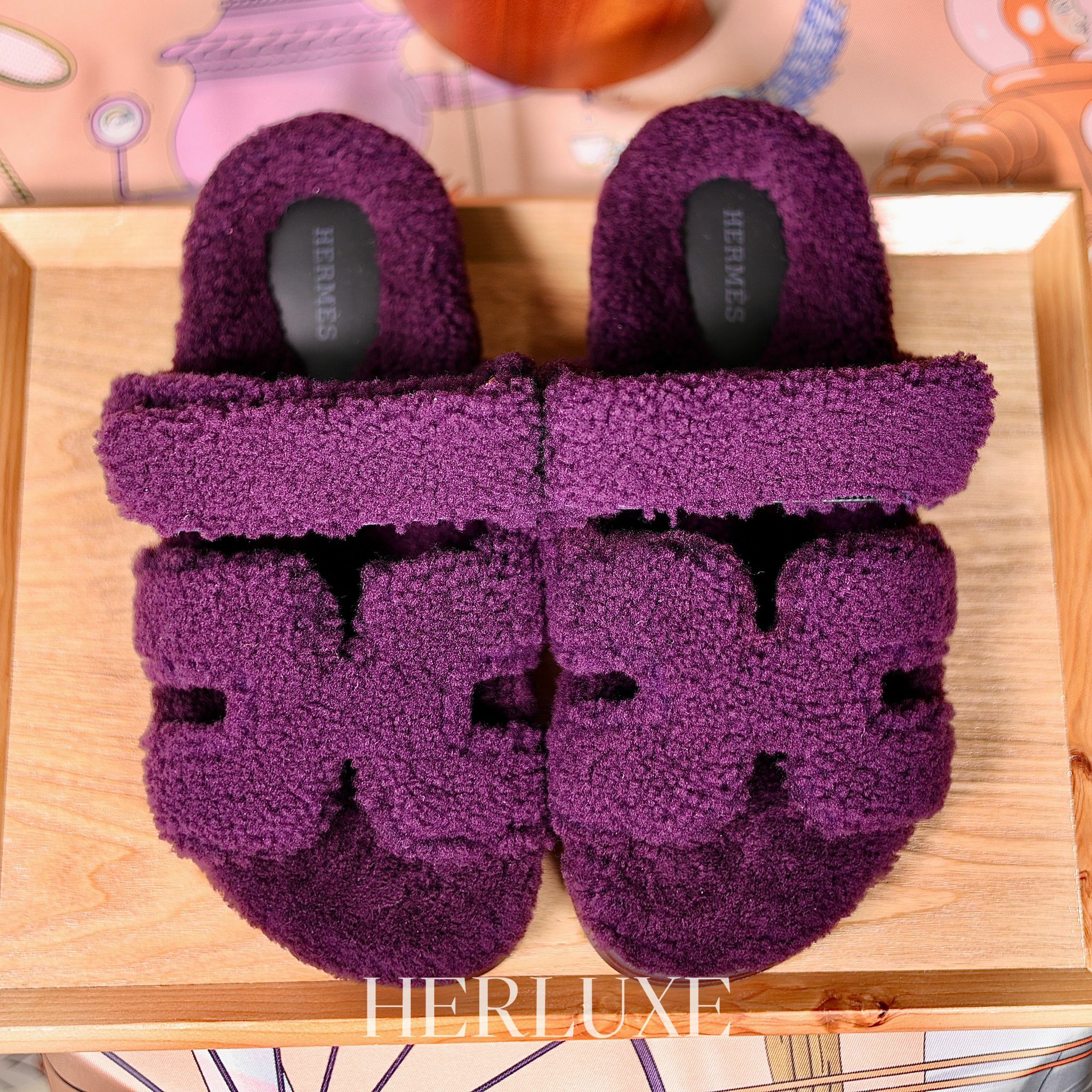 Chypre sandal violet fonce size 37