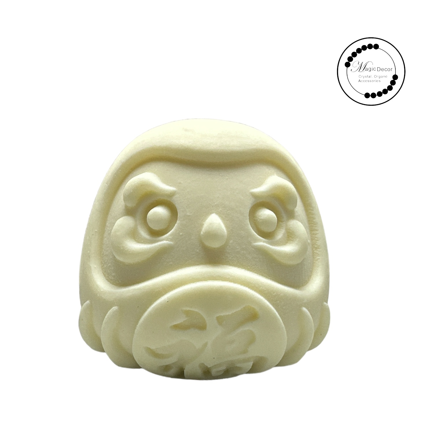 260219 - A61 達摩不倒翁巴西象牙果雕刻擺件