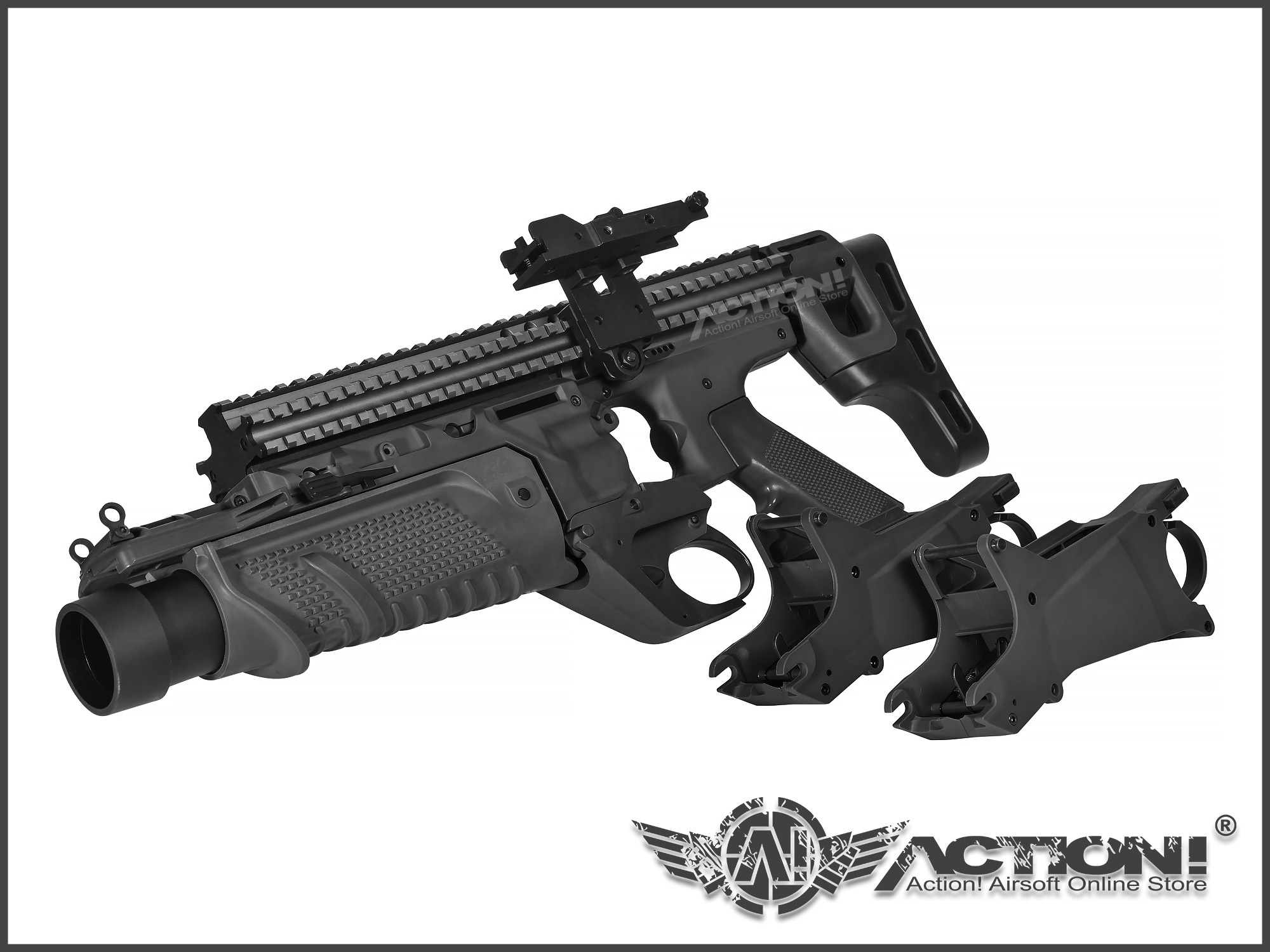 VFC - MK13 EGLM AIRSOFT 40mm Grenade Launcher w/ Stand-