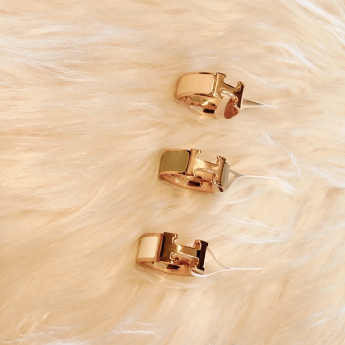 Hm高訂琺瑯 經典翻玩寬戒(新版H較薄)