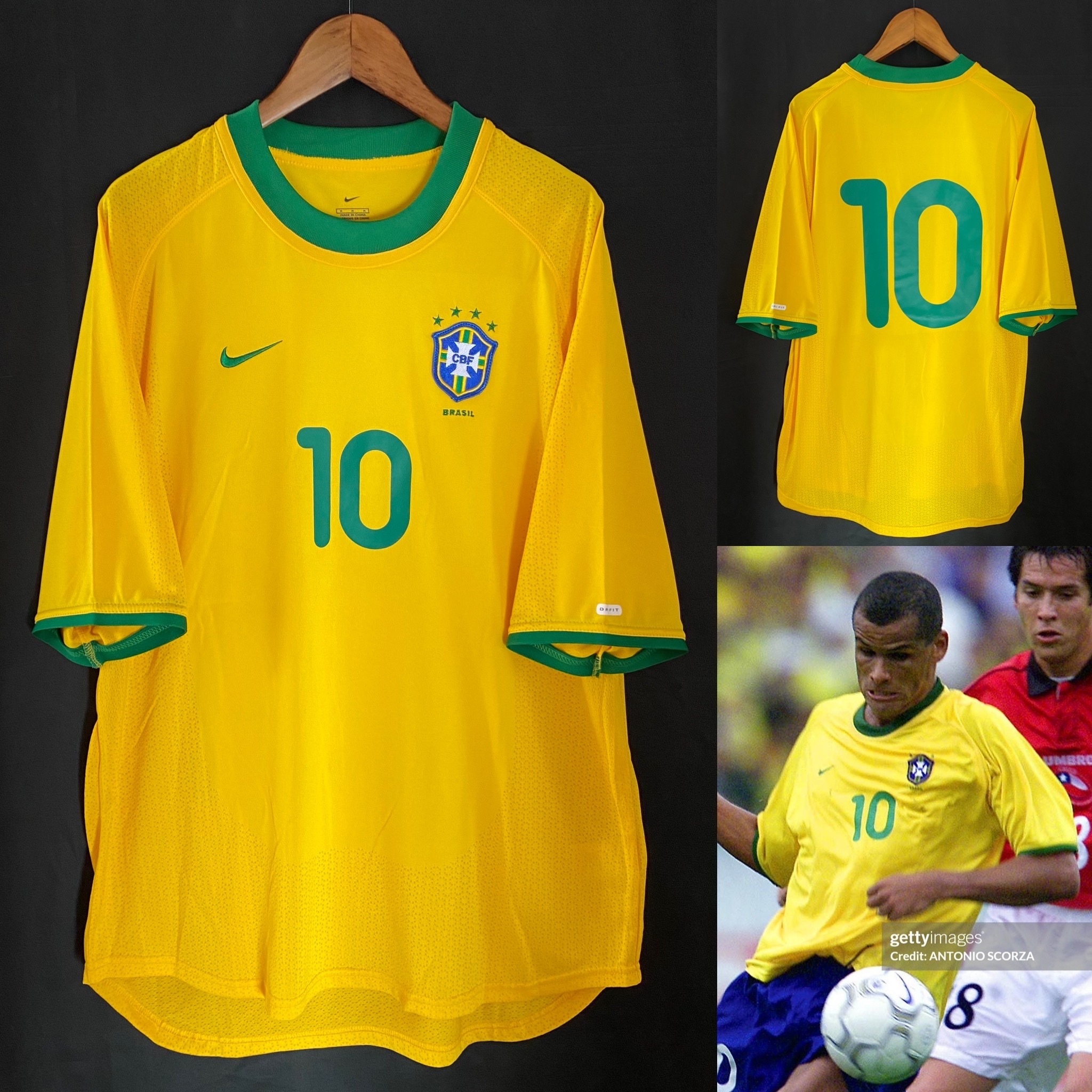 巴西 2000-2002 Nike 主場球衣 #10