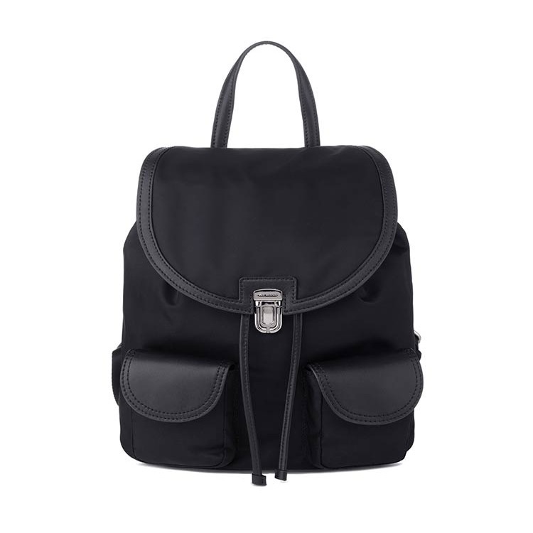 【新品】JOY GRYSON ナイロン 革 バッグ リュック バックパック黒 original.jpg?1697220359