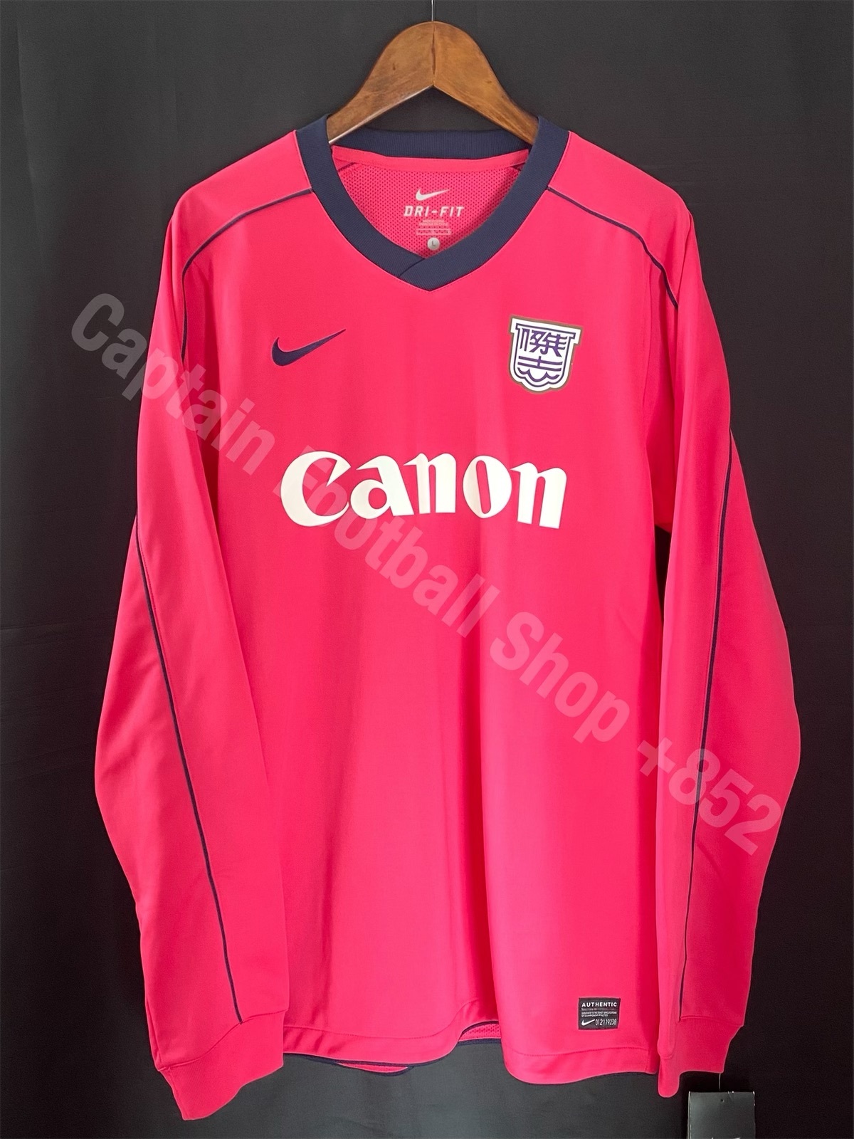Kitchee 2011-2012 Nike L/S Pink Away player issue shirt