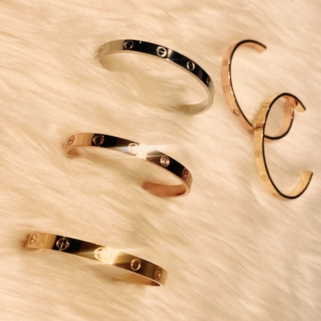 ct鑽釘 經典開口翻玩手鐲