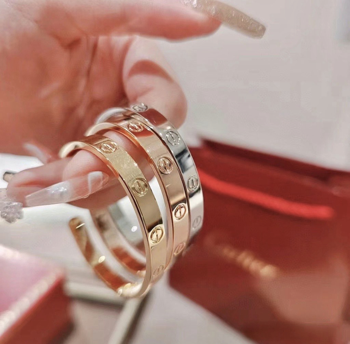 ct鑽釘 經典開口翻玩手鐲