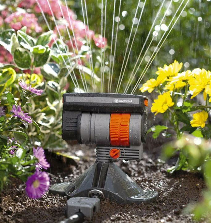 "GARDENA" 德國範圍性澆灌可搖擺式灑水器(3個/盒)-[8364]