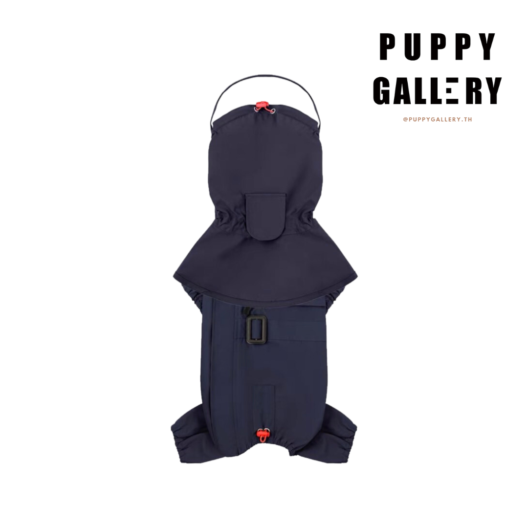 Puppy gallery法式風格雨衣(Navy)