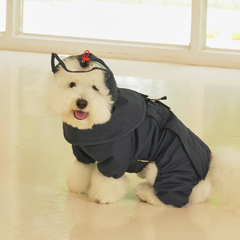 Puppy gallery法式風格雨衣(Navy)