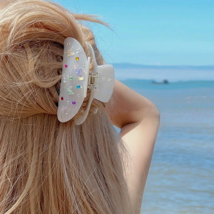 美國 Snack Break // Butterfly Pixie Claw in white