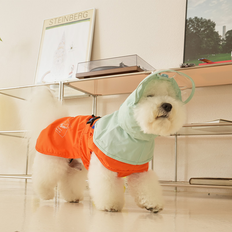 Puppy gallery探索者雨衣(橘)
