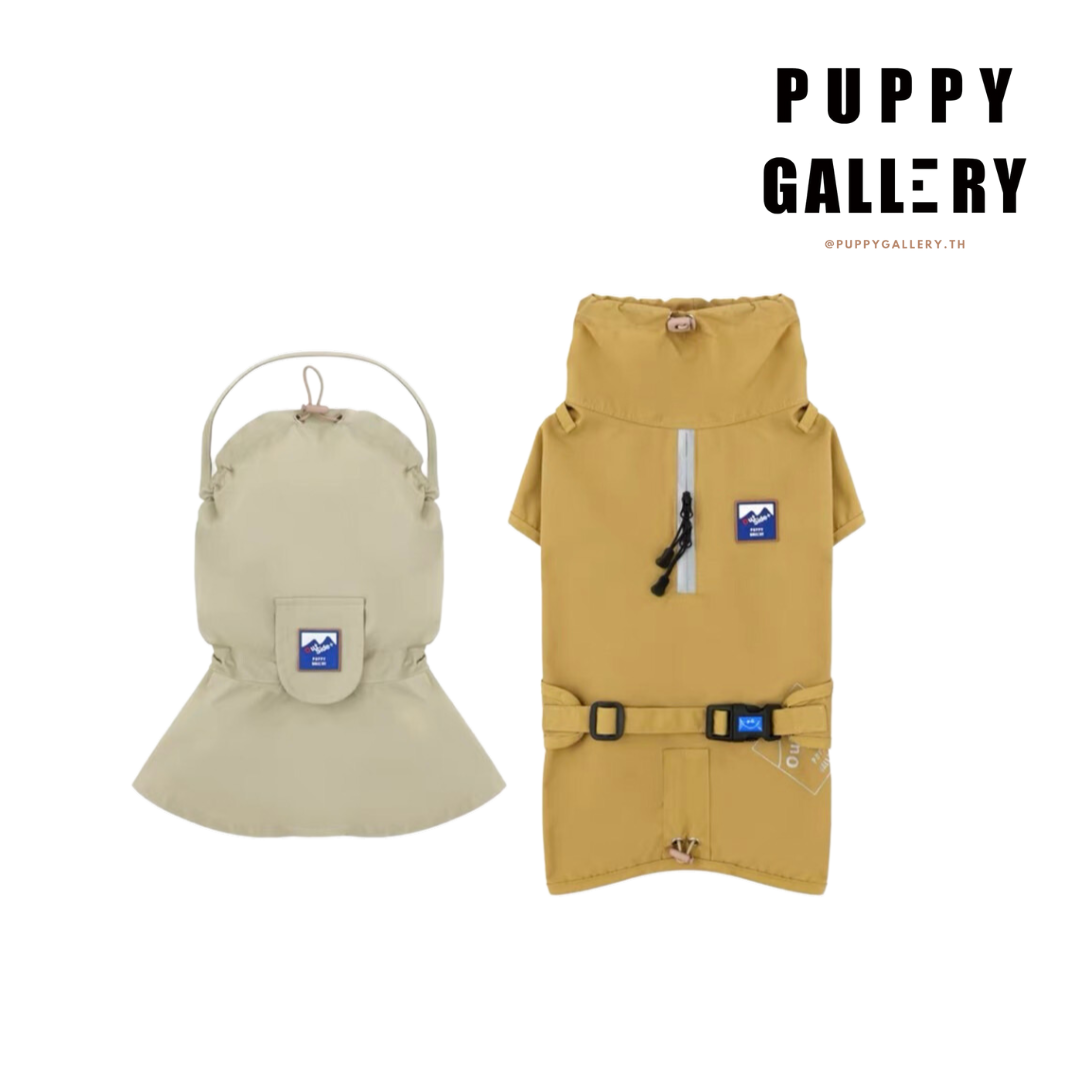 Puppy gallery探索者雨衣(沙色)