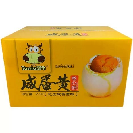 圖牛 芝士咸蛋黃卷心酥 5袋  (1袋4卷)