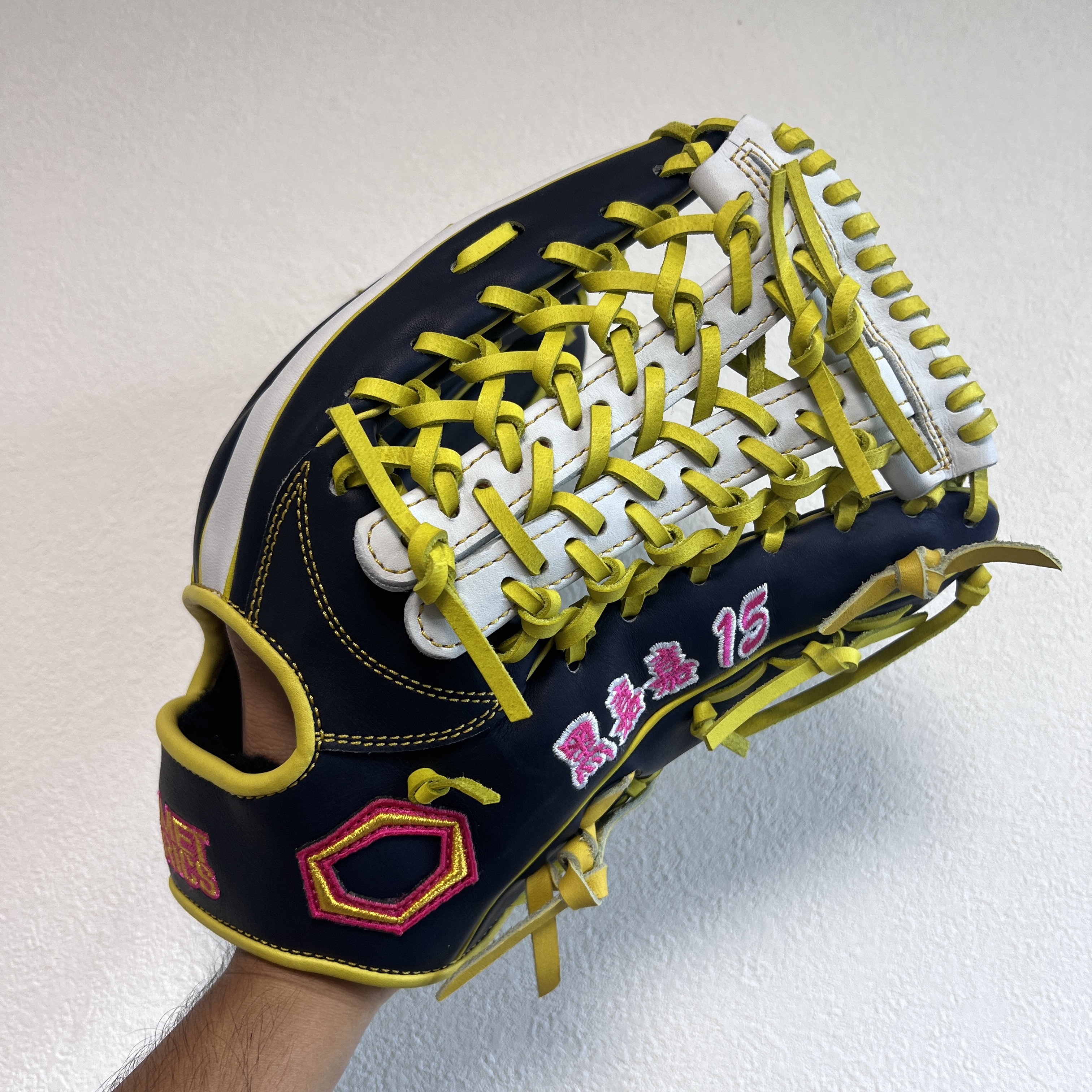 【照片分享】 Metrics  硬式 PREMIUM STEER HIDE 外野 訂做手套 湯揉完成品