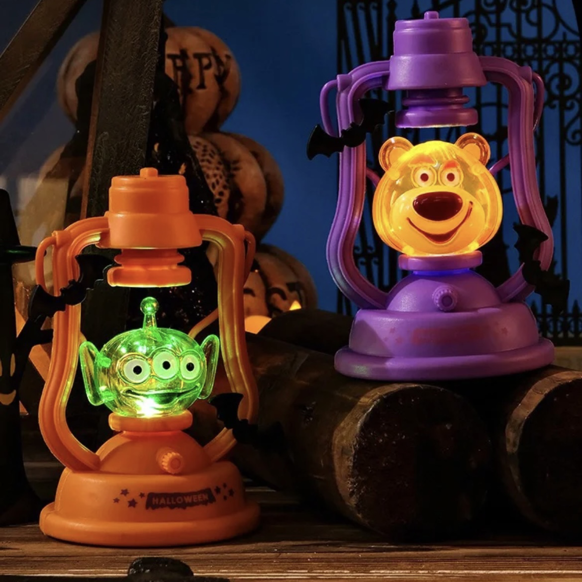日本迪士尼限定丨萬聖節夜燈 手提燈 三眼怪 熊抱哥 米奇