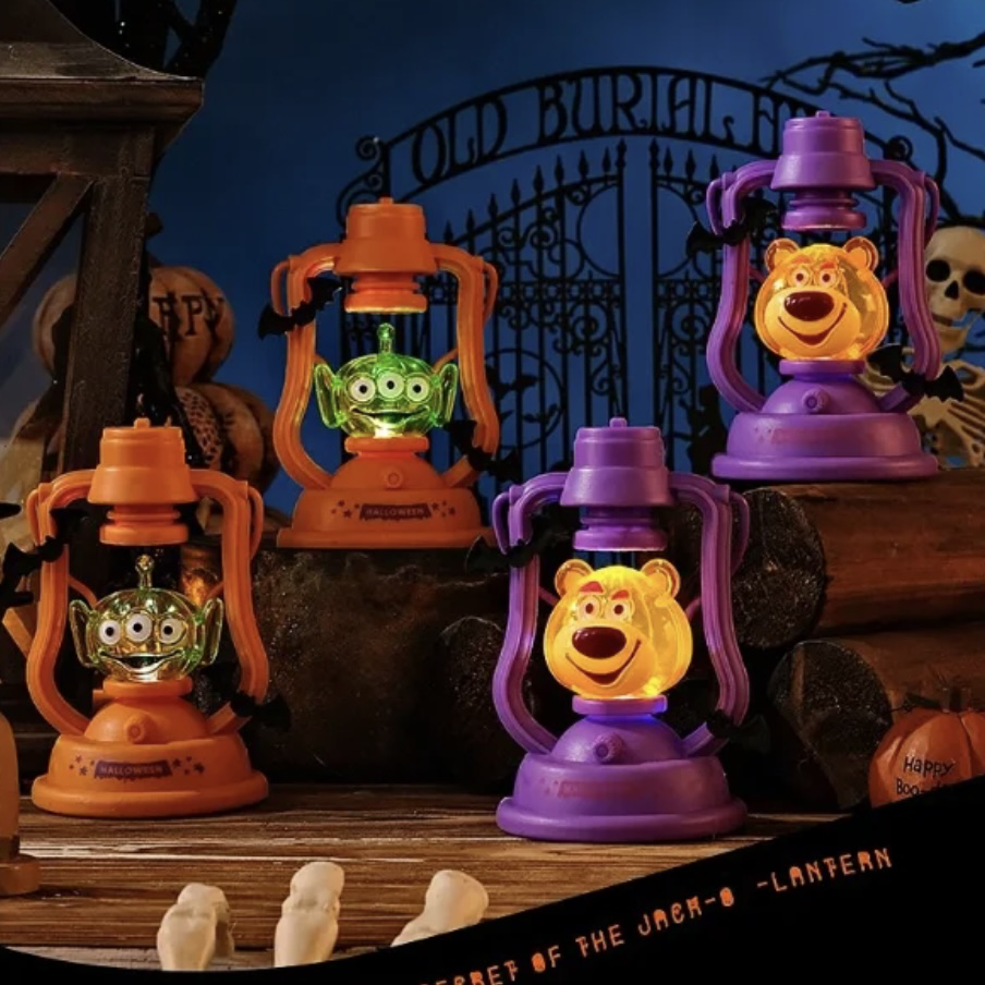 日本迪士尼限定丨萬聖節夜燈 手提燈 三眼怪 熊抱哥 米奇