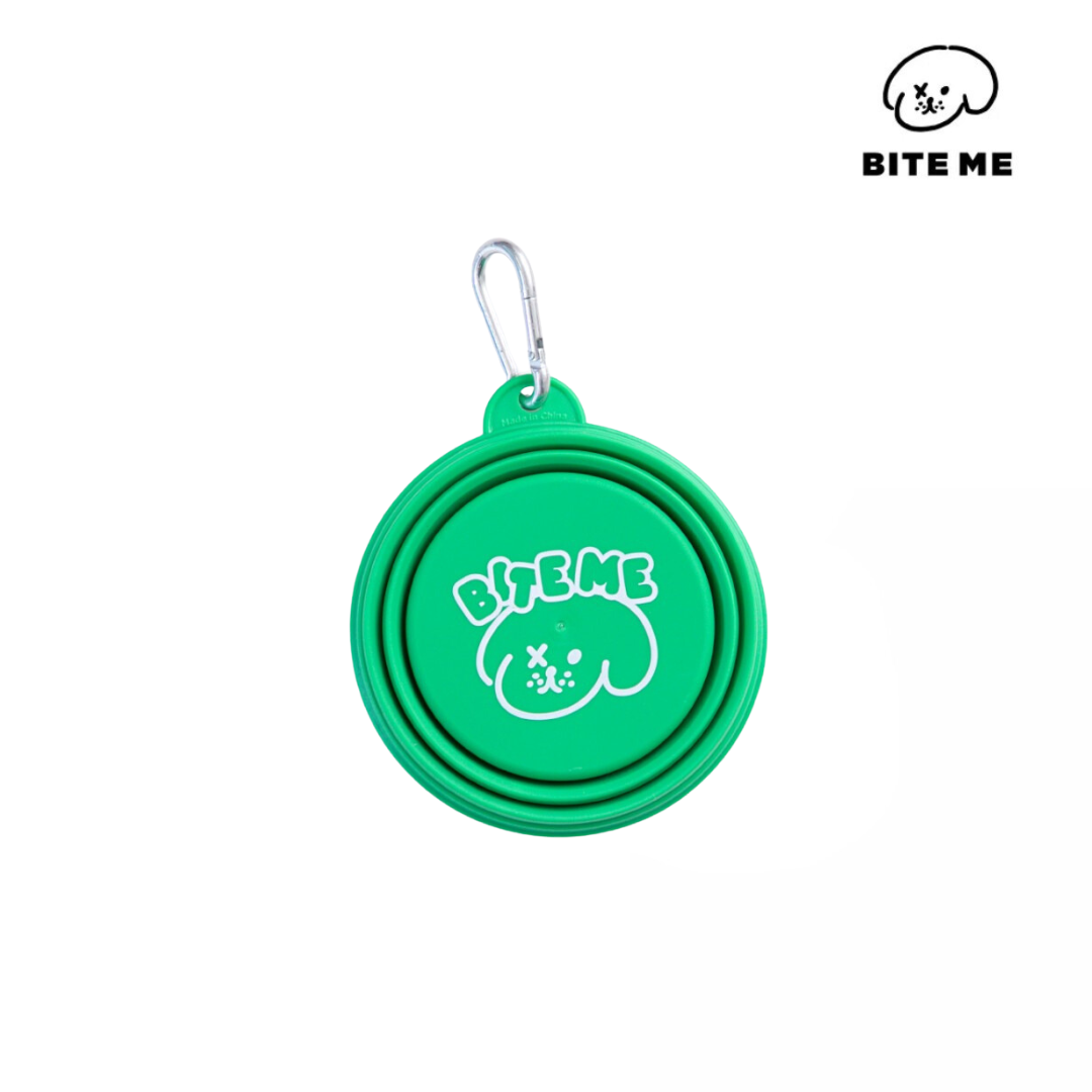 BITE ME  彩色寵物摺疊碗(多色)