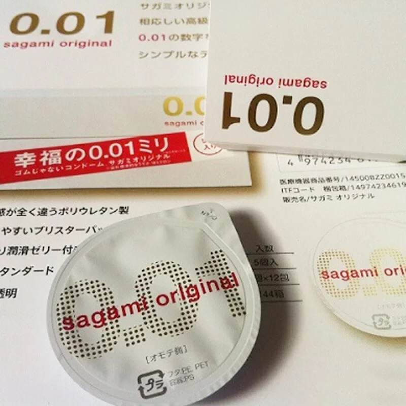Sagami Original 0.01 5's Pack PU Condom