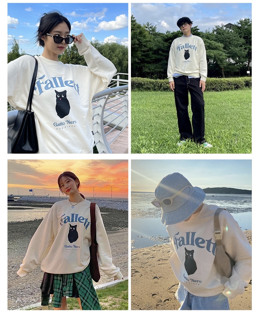 FALLETT) NERO SWEATSHIRT | 2color