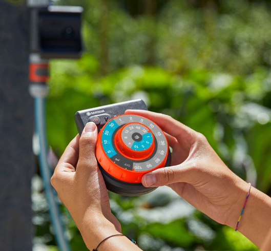 "GARDENA" 德國智能控制器Easy Plus 1-119min灌溉時長(1x9V鹼性電池)(2個/盒)-[1888]