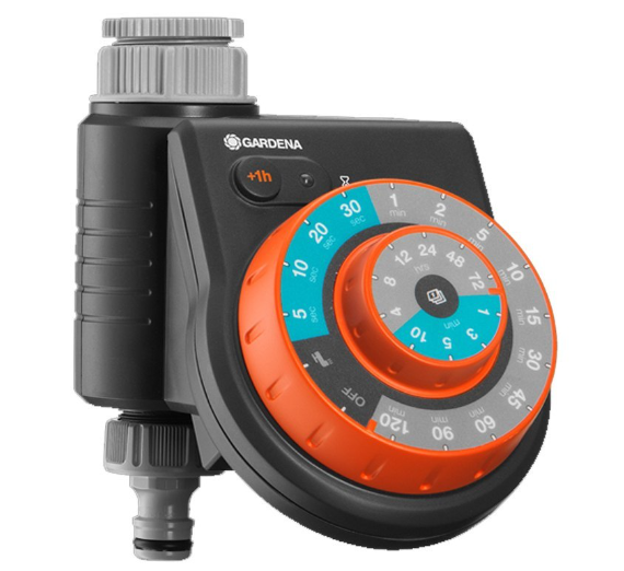 "GARDENA" 德國智能控制器Easy Plus 1-119min灌溉時長(1x9V鹼性電池)(2個/盒)-[1888]