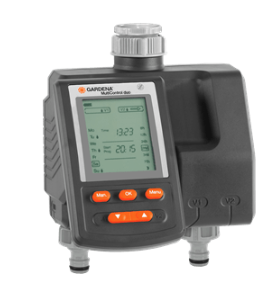 "GARDENA" 德國雙出水位智能控制器 1min-3h59min灌溉時長(1x9V鹼性電池)(2個/盒)-[1874]