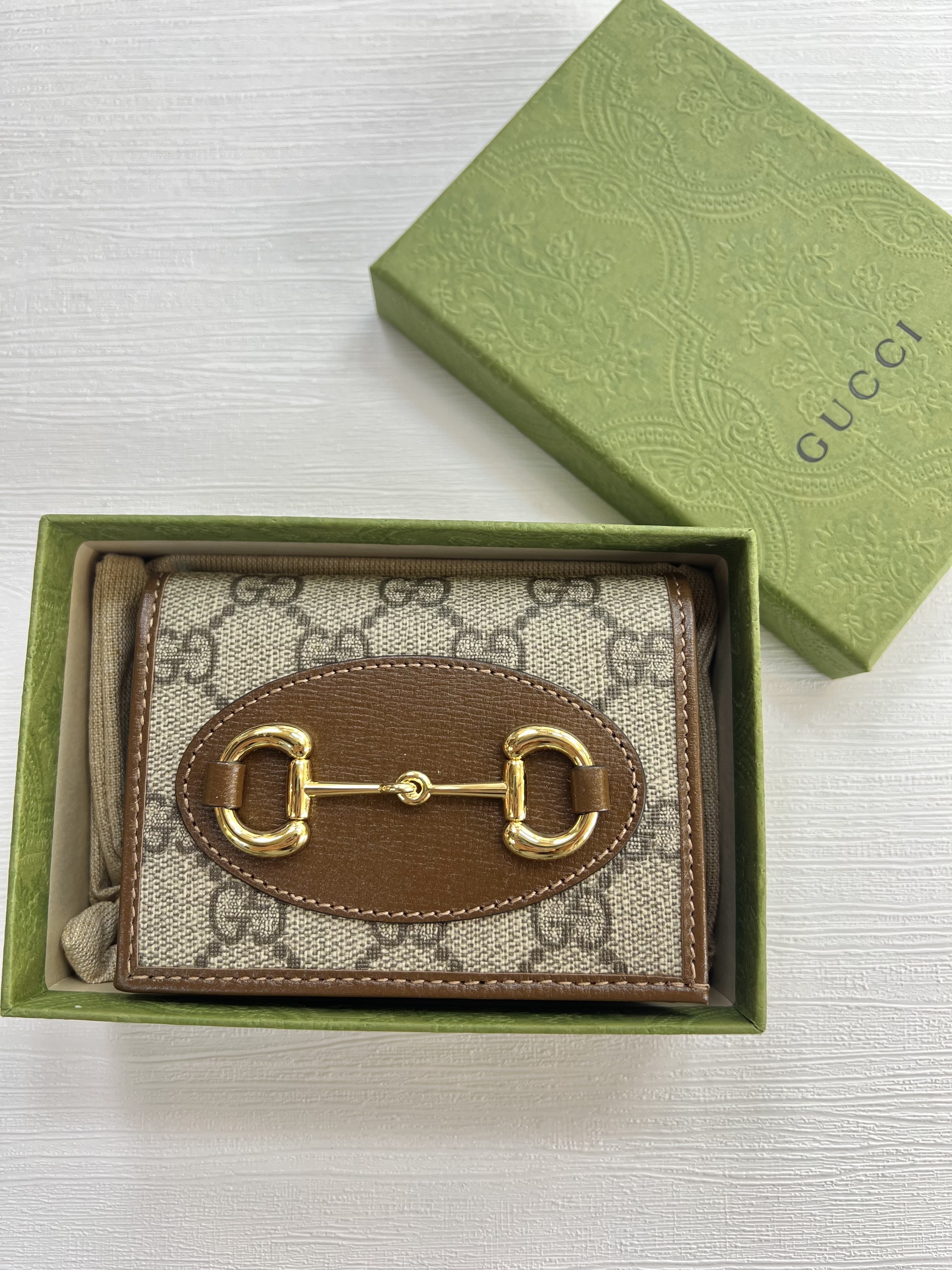 Gucci Horsebit 1955 Card Case Wallet