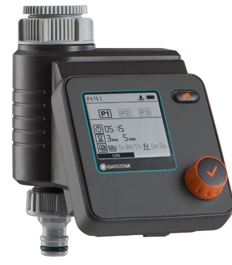 "GARDENA" 德國智能控制器Select 1min-7h59min灌溉時長(1x9V鹼性電池)(2個/盒)-[1891]
