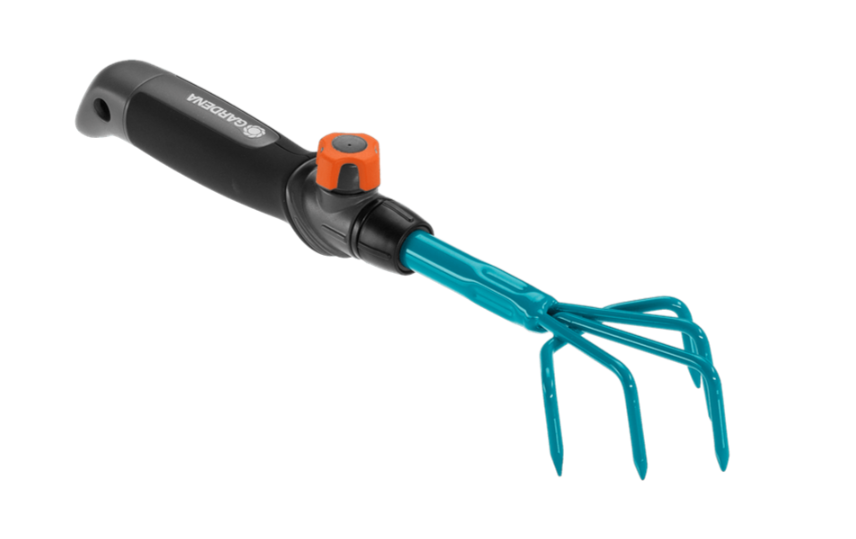 "GARDENA" 德國組合式細齒鬆土耙-[8923]