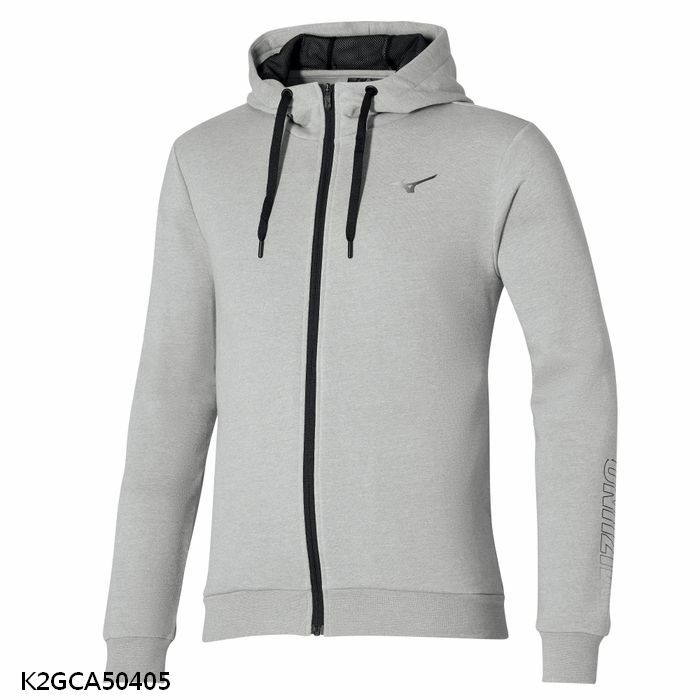 MIZUNO RB SWEAT JACKET 男裝 運動外套 灰色