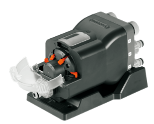 "GARDENA" 德國六路自動分流器(水壓驅動齒輪跳轉)(18201x5,堵蓋x3)(可搭配型號1892)(2個/盒)-[1197]