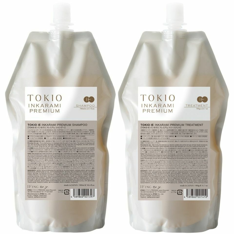 Dr.Jr. TOKIO IE Inkarami Premium 金喚羽淨露凝脂洗護套裝 700ml+700g