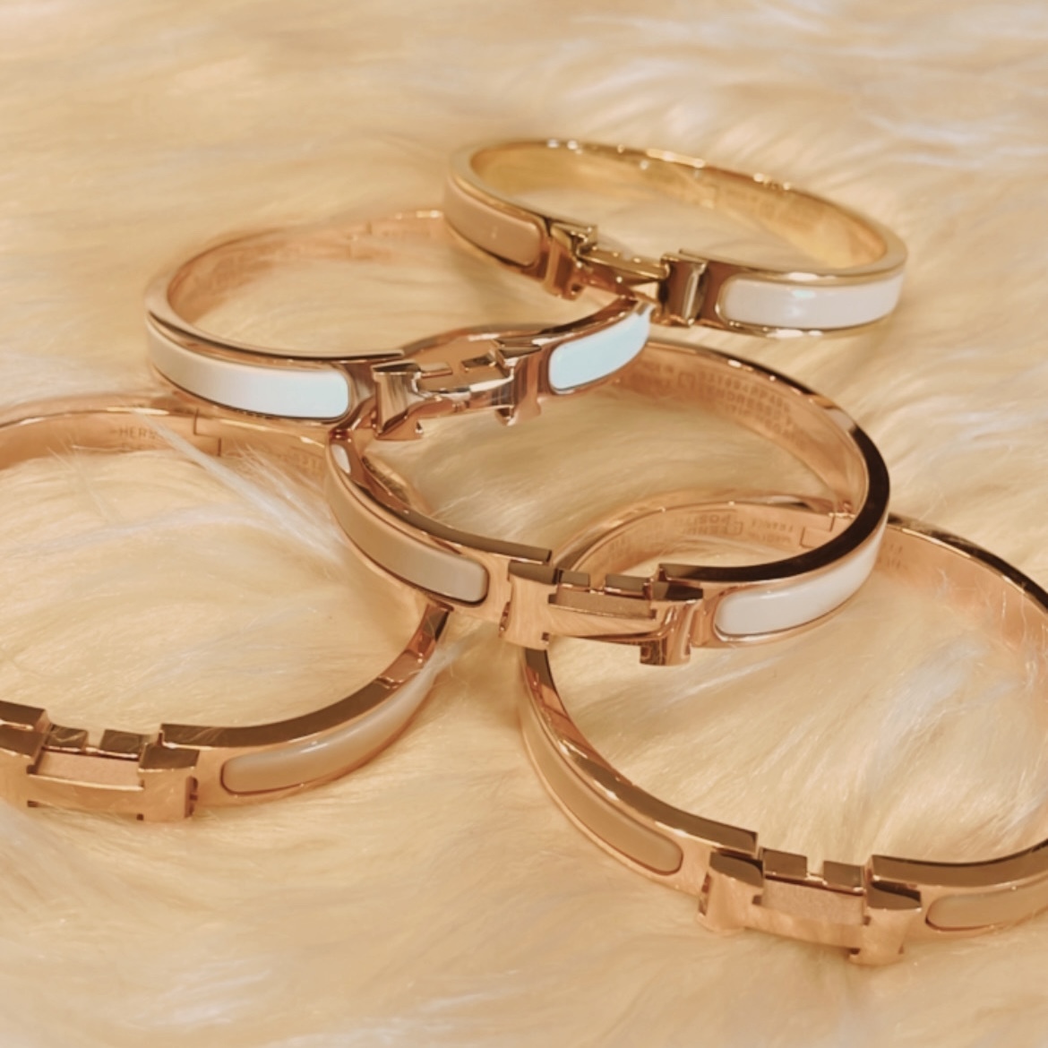 Hm高訂琺瑯經典細翻玩手鐲