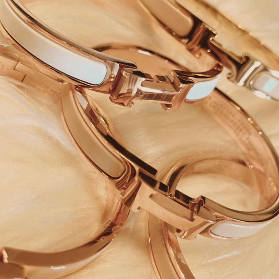 Hm高訂琺瑯經典細翻玩手鐲